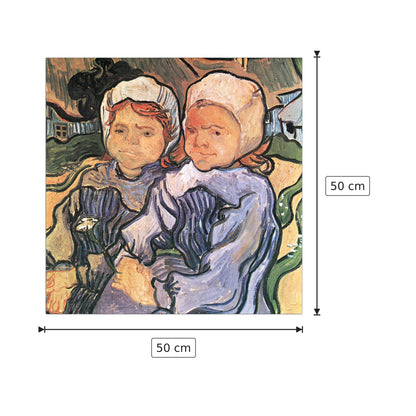 Two Children I - Van Gogh Vincent - cm 50x50 - Pannello in MDF
