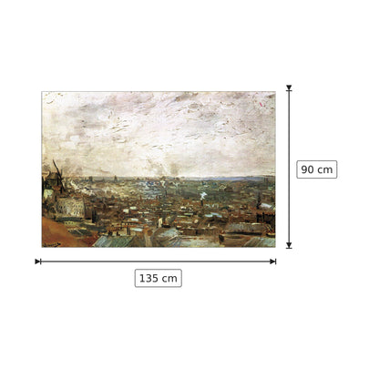 View - Van Gogh Vincent - cm 135x90 - Pannello in MDF