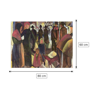 Resignation - Macke August - cm 80x60 - Pannello in MDF