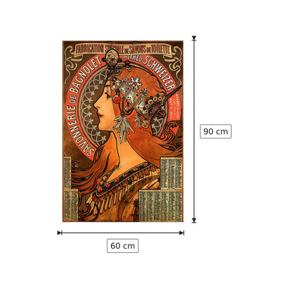 Savonnerie de Bagnolet - Mucha Alphonse - cm 60x90 - Pannello in MDF