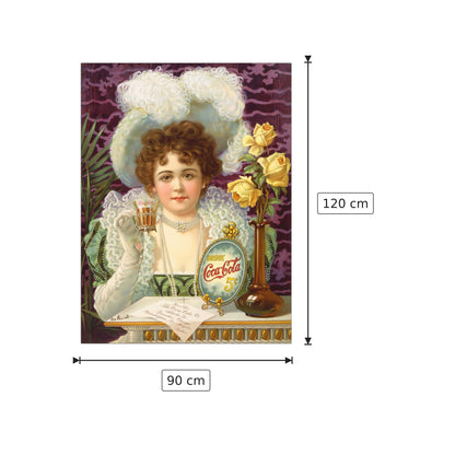 Coca Cola 1900 - cm 90x120 - Pannello in MDF