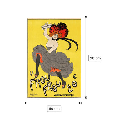 Le Frou Frou - cm 60x90 - Pannello in MDF