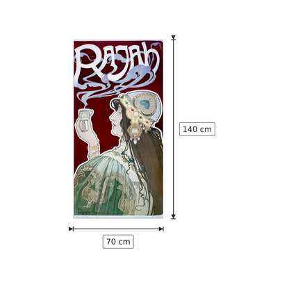 Rajah - Henri Privat-Livemont - cm 70x140 - Pannello in MDF