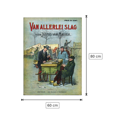 Smoking in Amsterdam - cm 60x80 - Pannello in MDF