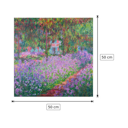 Artists Garden - Monet Claude - cm 50x50 - Pannello in MDF