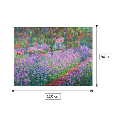 Artists Garden - Monet Claude - cm 120x90 - Pannello in MDF