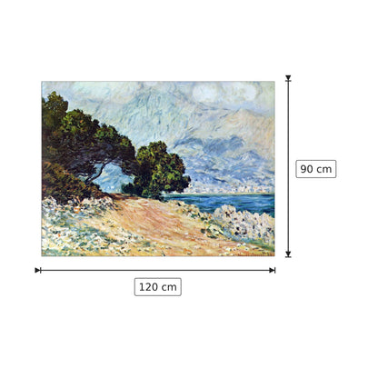 Cape Martin in Menton - Monet Claude - cm 120x90 - Pannello in MDF