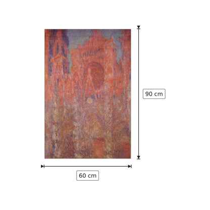 Rouen Cathedral Facade - Monet Claude - cm 60x90 - Pannello in MDF