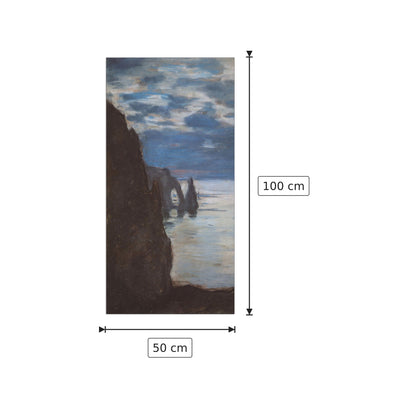 Etretat - Monet Claude - cm 50x100 - Pannello in MDF