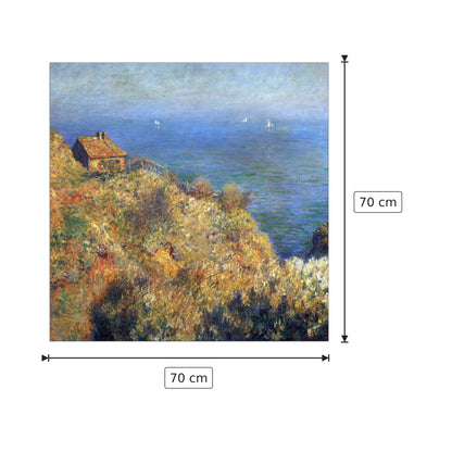 Fishermans lodge at Varengeville - Monet Claude - cm 70x70 - Pannello in MDF