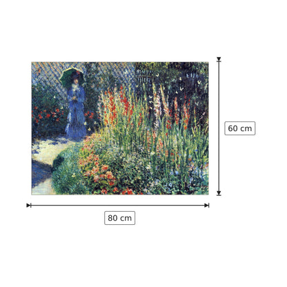 Gladiolas - Monet Claude - cm 80x60 - Pannello in MDF