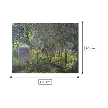 In Monets garden, Giverny - Monet Claude - cm 120x90 - Pannello in MDF