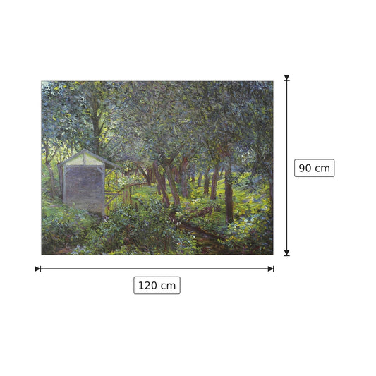 In Monets garden, Giverny - Monet Claude - cm 120x90 - Pannello in MDF