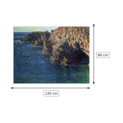 Port-Domois - Monet Claude - cm 120x90 - Pannello in MDF