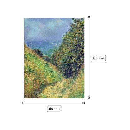 Pourville II - Monet Claude - cm 60x80 - Pannello in MDF