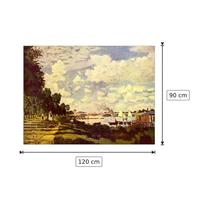 Sailing at Argenteuil - Monet Claude - cm 120x90 - Pannello in MDF