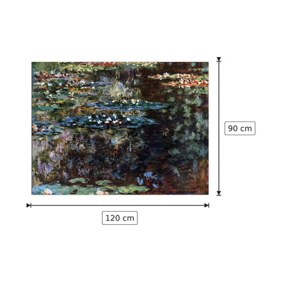 Water garden at Giverny - Monet Claude - cm 120x90 - Pannello in MDF