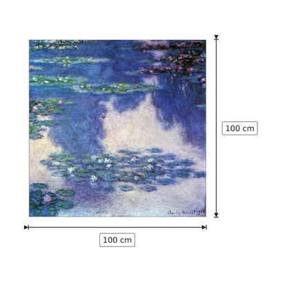 Water lilies, water landscape IV - Monet Claude - cm 100x100 - Pannello in MDF