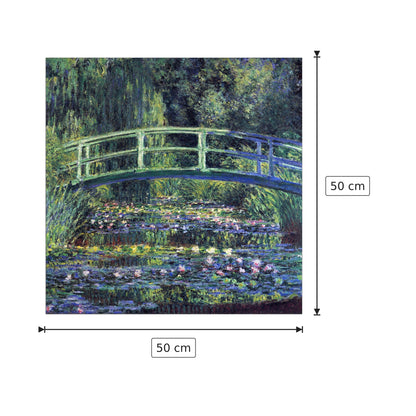 Water Lily Pond II - Monet Claude - cm 50x50 - Pannello in MDF