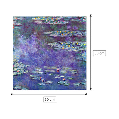 Water Lily Pond III - Monet Claude - cm 50x50 - Pannello in MDF