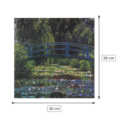 Water Lily Pond VI - Monet Claude - cm 30x30 - Pannello in MDF