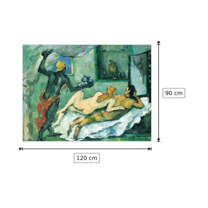 After lunch in Naples - Cezanne Paul - cm 120x90 - Pannello in MDF