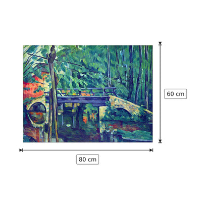 Bridge in the forest - Cezanne Paul - cm 80x60 - Pannello in MDF