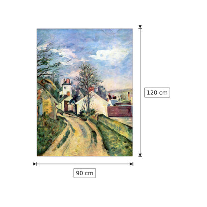 La casa del dottor Gachet - Cezanne Paul - cm 90x120 - Pannello in MDF