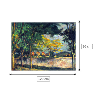 Nella strada - Cezanne Paul - cm 120x90 - Pannello in MDF