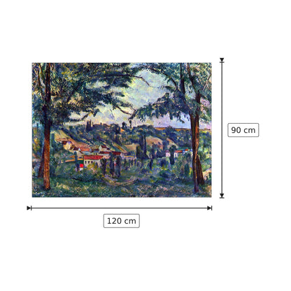 Château Noir - Cezanne Paul - cm 120x90 - Pannello in MDF