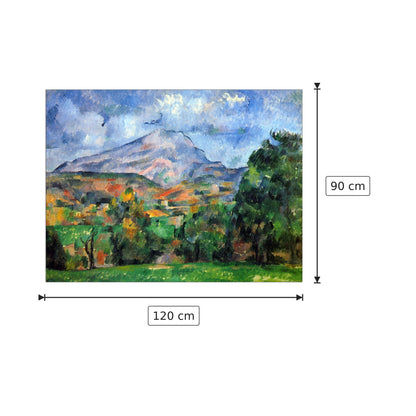 Montagna Sainte-Victoire I - Cezanne Paul - cm 120x90 - Pannello in MDF