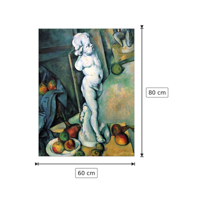 Natura morta con cherubino - Cezanne Paul - cm 60x80 - Pannello in MDF