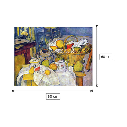 Natura morta con cesto di frutta - Cezanne Paul - cm 80x60 - Pannello in MDF