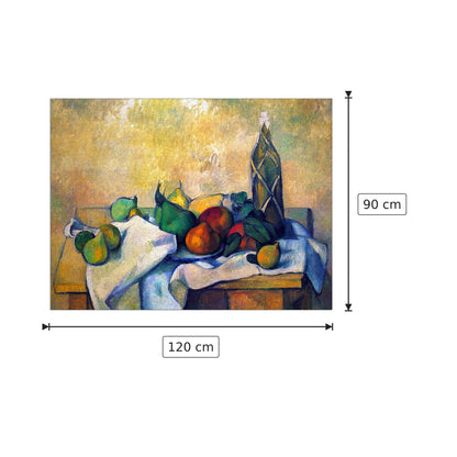 Natura morta, rum - Cezanne Paul - cm 120x90 - Pannello in MDF