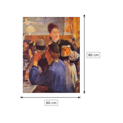 Cameriera di birra - Manet Édouard - cm 60x80 - Pannello in MDF