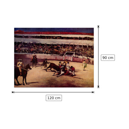 Corrida - Manet Édouard - cm 120x90 - Pannello in MDF