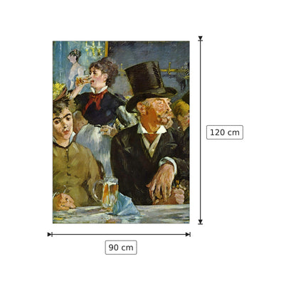 Caffè concerto - Manet Édouard - cm 90x120 - Pannello in MDF