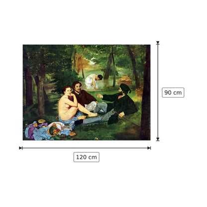 Colazione sull'erba - Manet Édouard - cm 120x90 - Pannello in MDF