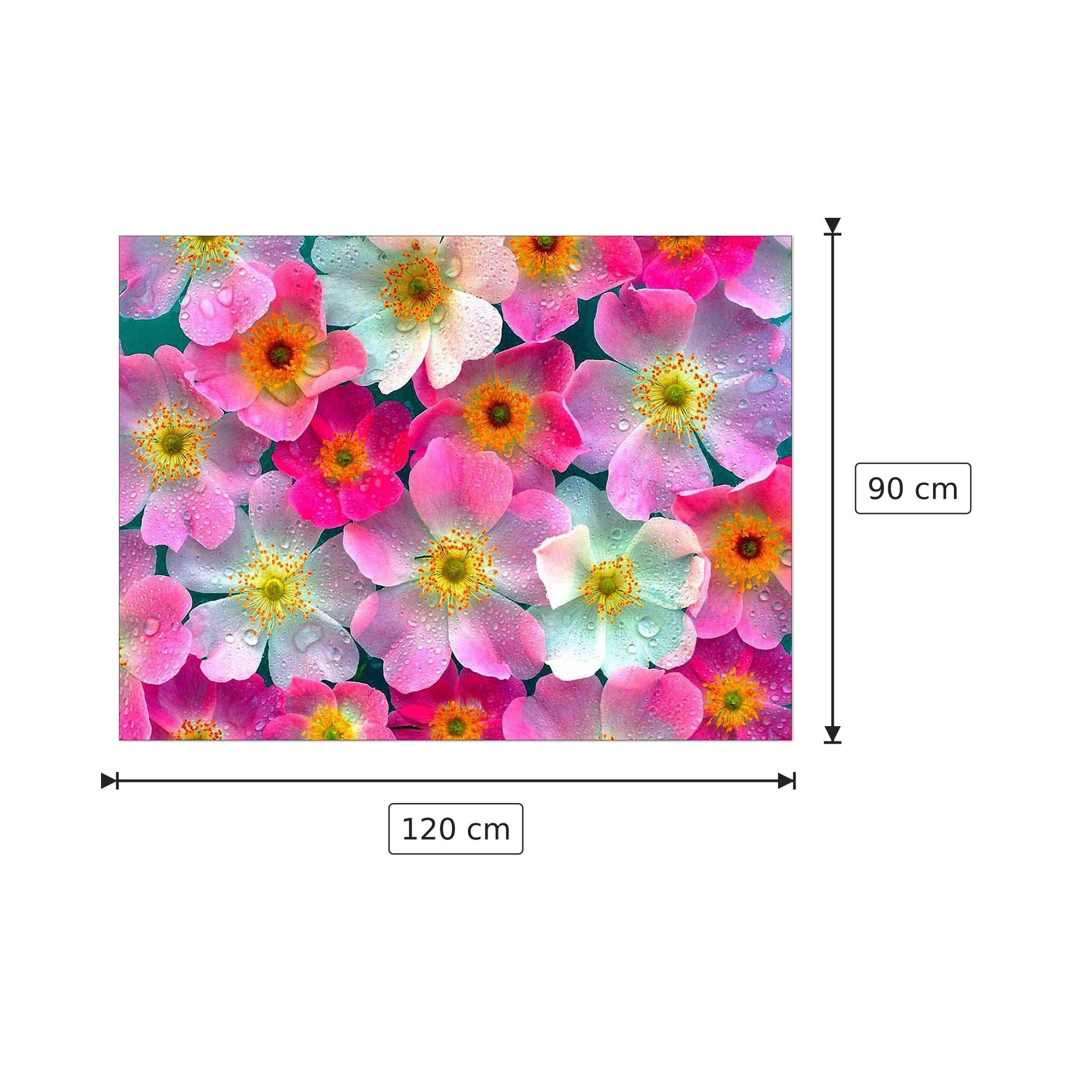 Fiori - Art Studio - cm 120x90 - Pannello in MDF