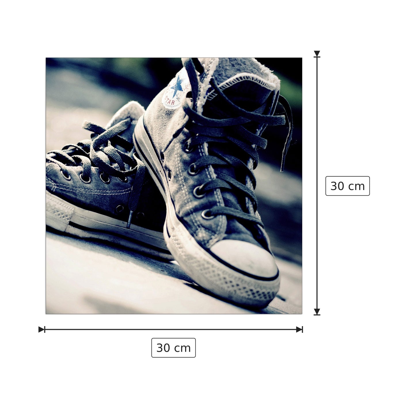 Scarpe - Art Studio - cm 30x30 - Pannello in MDF