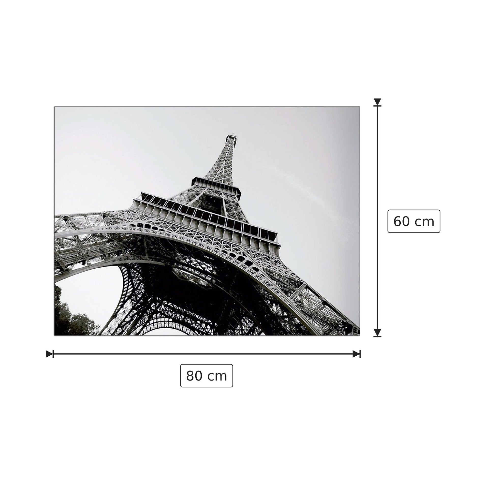 Torre Eiffel - Art Studio - cm 80x60 - Pannello in MDF