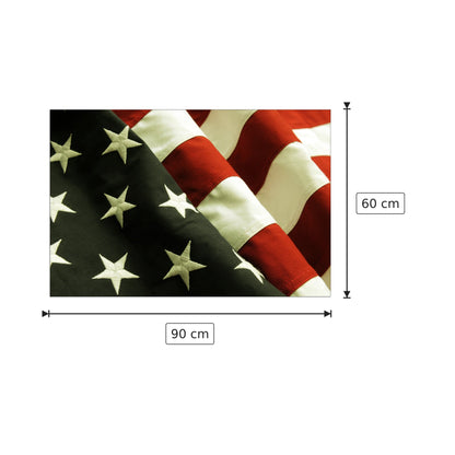 Bandiera americana - Art Studio - cm 90x60 - Pannello in MDF