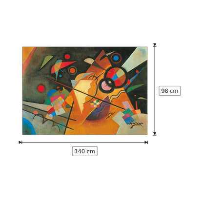 Punta gialla 1924 - Vassily Kandinsky - cm 140x98 - Pannello in MDF