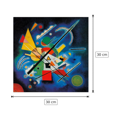 Dipinti in blu 1924 - Vassily Kandinsky - cm 30x30 - Pannello in MDF