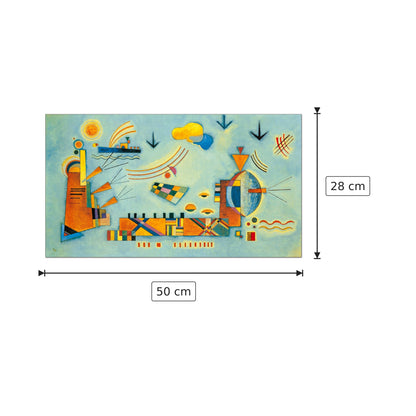 Dolce evento 1928 - Vassily Kandinsky - cm 50x28 - Pannello in MDF