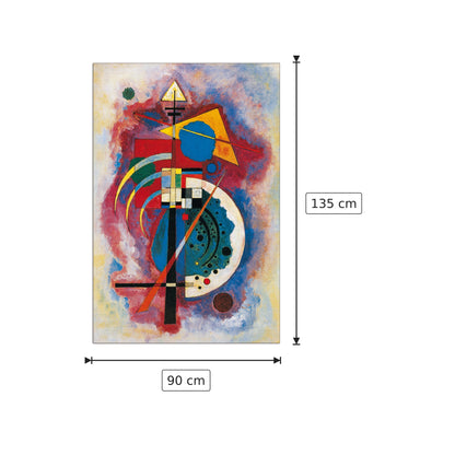 Omaggio a Grohmann - Vassily Kandinsky - cm 90x135 - Pannello in MDF