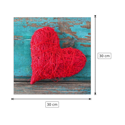 Un filo di cuore - Art Studio - cm 30x30 - Pannello in MDF