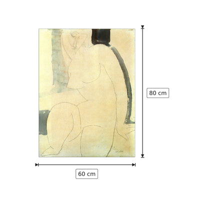 Nudo femminile - Modigliani Amedeo - cm 60x80 - Pannello in MDF