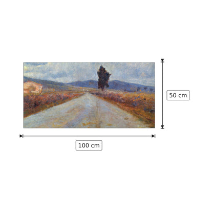 Paesaggio in Toscana - Modigliani Amedeo - cm 100x50 - Pannello in MDF