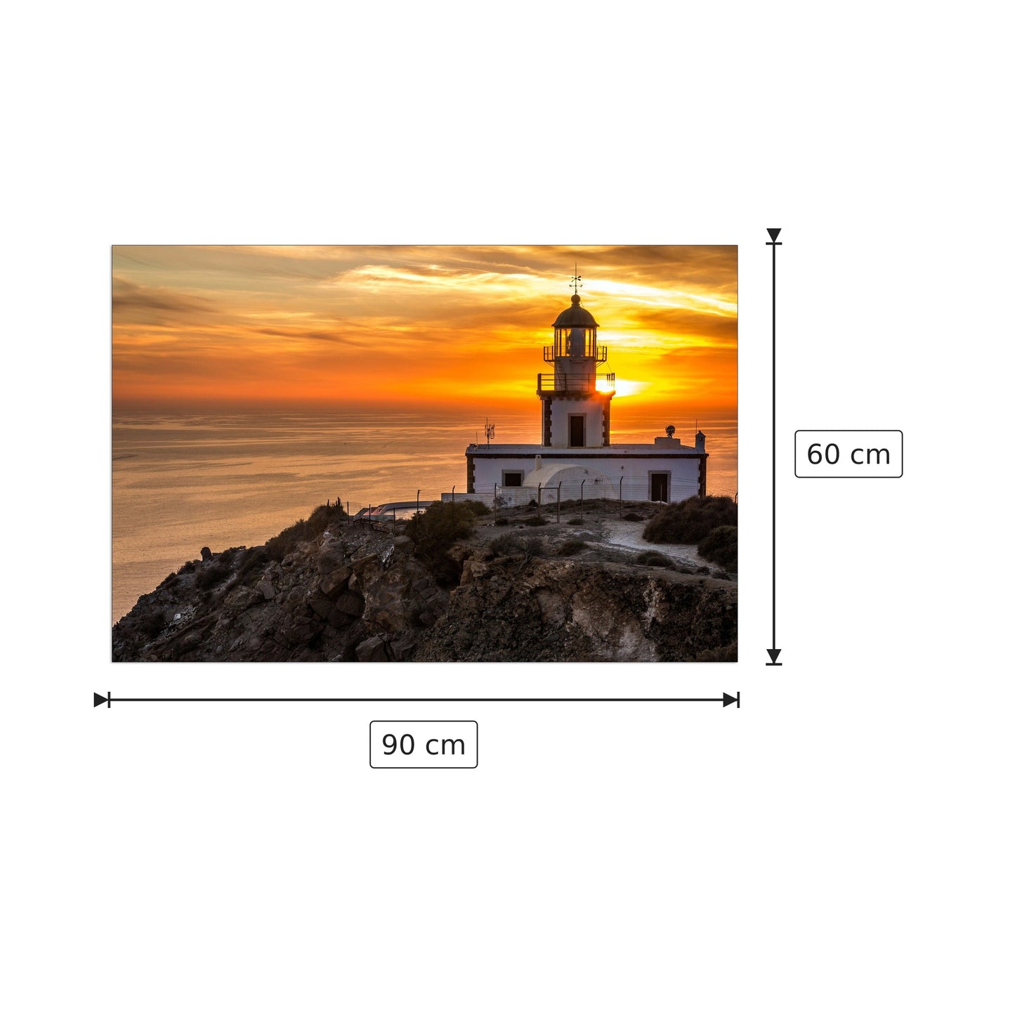 Faro - Art Studio - cm 90x60 - Pannello in MDF